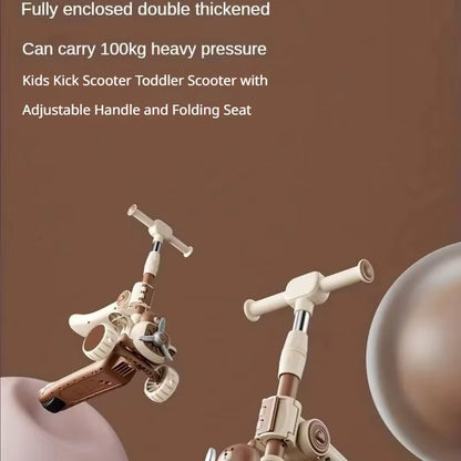 3 in 1 Kids Convertible Scooter Push